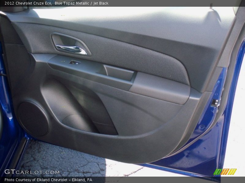 Blue Topaz Metallic / Jet Black 2012 Chevrolet Cruze Eco
