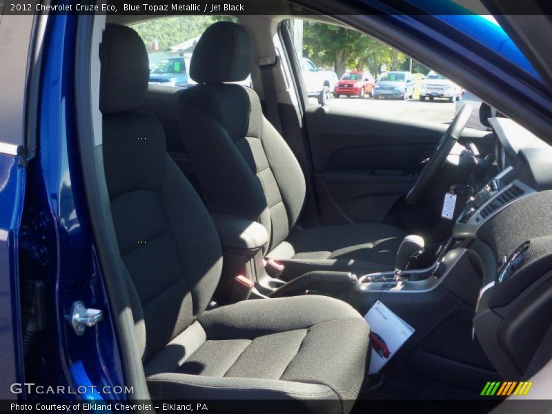 Blue Topaz Metallic / Jet Black 2012 Chevrolet Cruze Eco