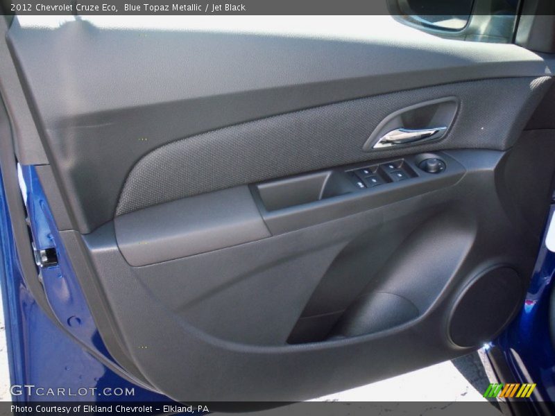 Blue Topaz Metallic / Jet Black 2012 Chevrolet Cruze Eco