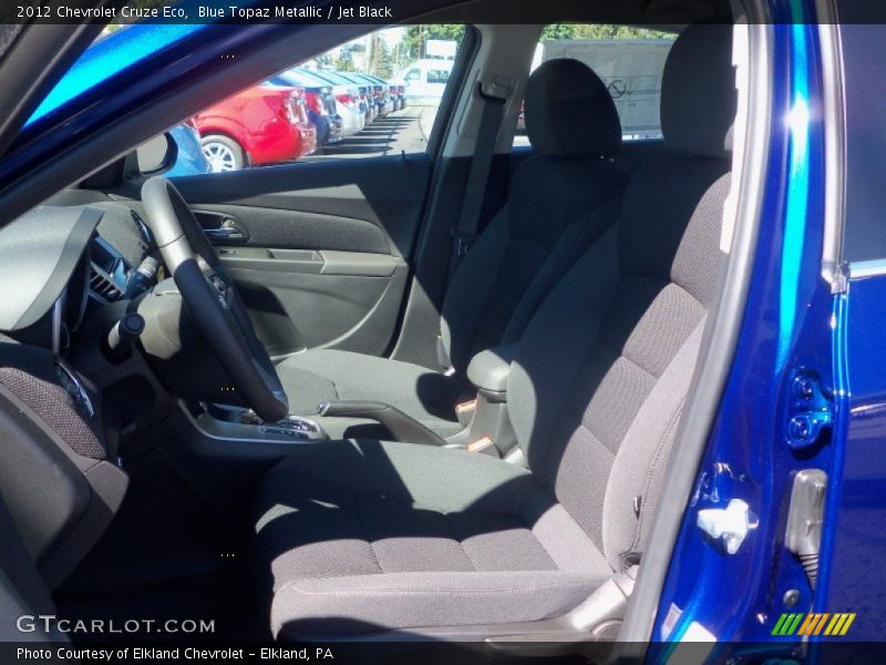 Blue Topaz Metallic / Jet Black 2012 Chevrolet Cruze Eco
