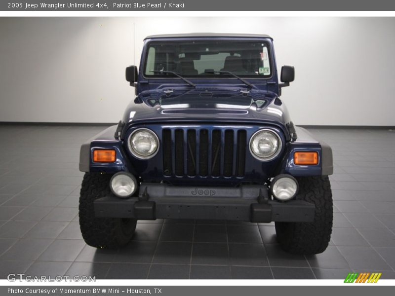 Patriot Blue Pearl / Khaki 2005 Jeep Wrangler Unlimited 4x4