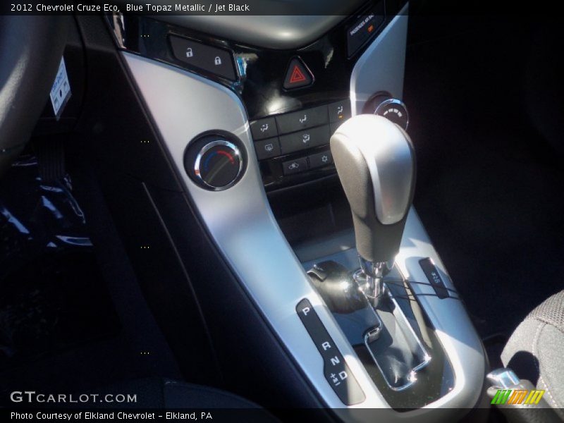 Blue Topaz Metallic / Jet Black 2012 Chevrolet Cruze Eco