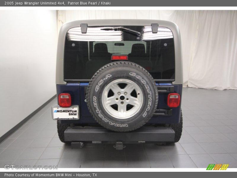 Patriot Blue Pearl / Khaki 2005 Jeep Wrangler Unlimited 4x4