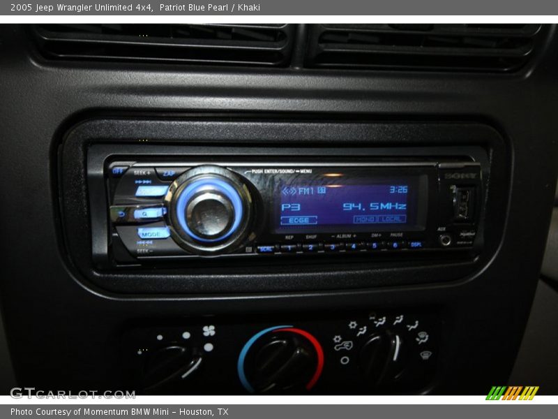 Patriot Blue Pearl / Khaki 2005 Jeep Wrangler Unlimited 4x4