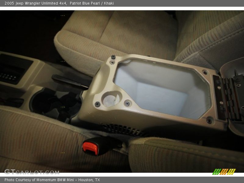 Patriot Blue Pearl / Khaki 2005 Jeep Wrangler Unlimited 4x4