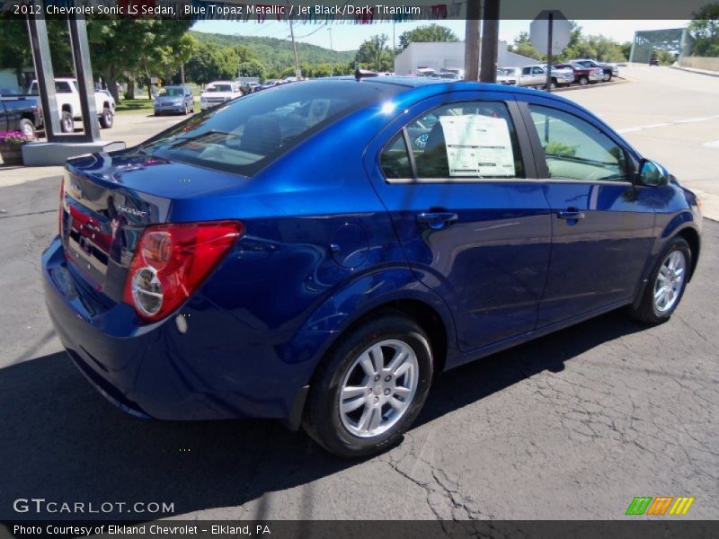  2012 Sonic LS Sedan Blue Topaz Metallic