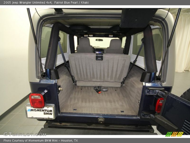 Patriot Blue Pearl / Khaki 2005 Jeep Wrangler Unlimited 4x4