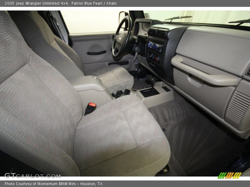 Patriot Blue Pearl / Khaki 2005 Jeep Wrangler Unlimited 4x4