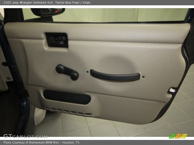 Patriot Blue Pearl / Khaki 2005 Jeep Wrangler Unlimited 4x4