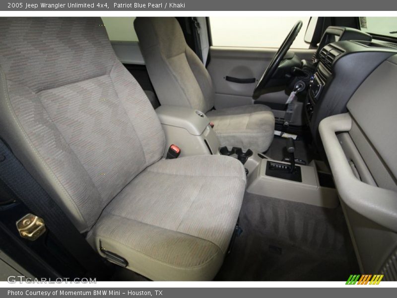 Patriot Blue Pearl / Khaki 2005 Jeep Wrangler Unlimited 4x4