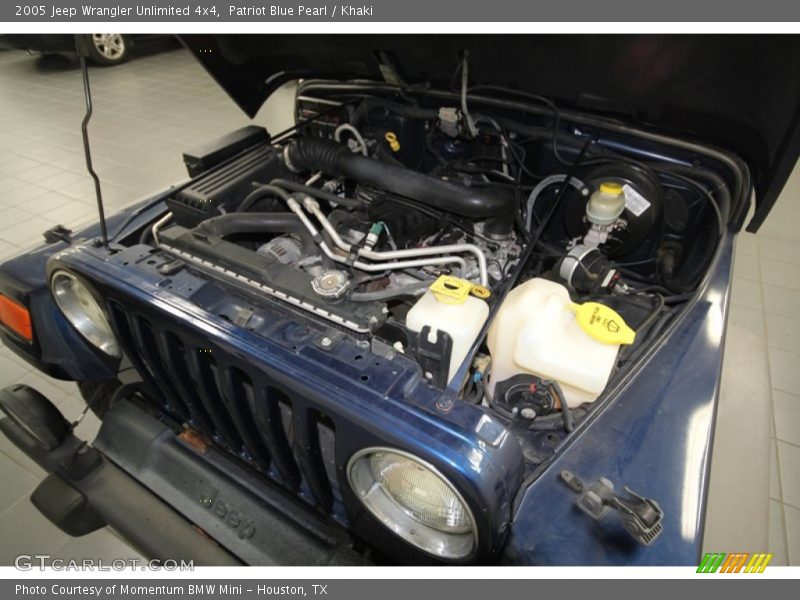 Patriot Blue Pearl / Khaki 2005 Jeep Wrangler Unlimited 4x4