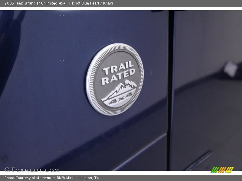 Patriot Blue Pearl / Khaki 2005 Jeep Wrangler Unlimited 4x4