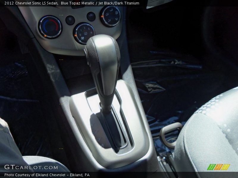  2012 Sonic LS Sedan 6 Speed Automatic Shifter