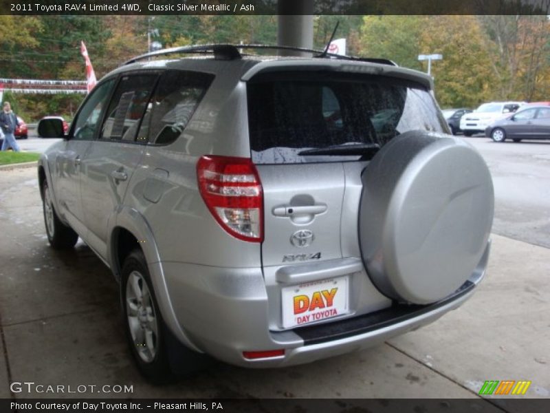 Classic Silver Metallic / Ash 2011 Toyota RAV4 Limited 4WD
