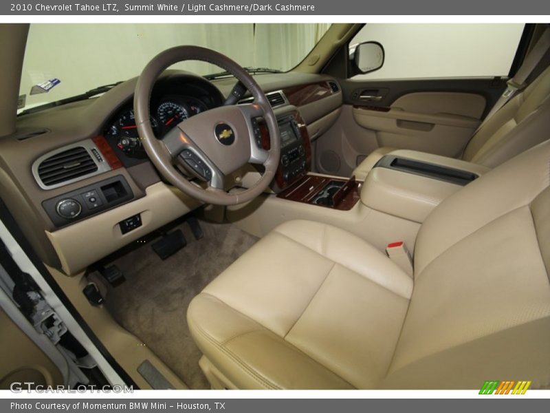 Summit White / Light Cashmere/Dark Cashmere 2010 Chevrolet Tahoe LTZ