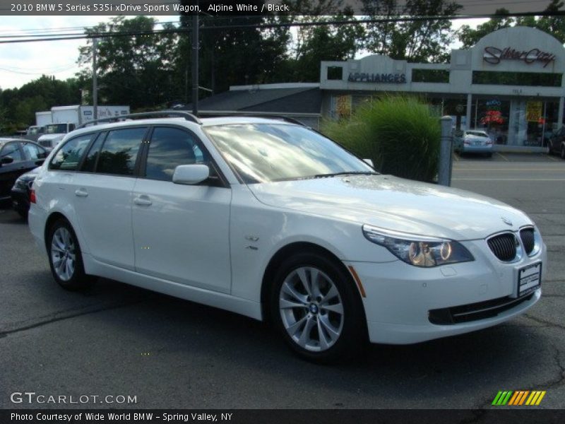Alpine White / Black 2010 BMW 5 Series 535i xDrive Sports Wagon
