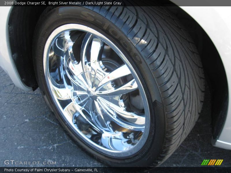 Bright Silver Metallic / Dark/Light Slate Gray 2008 Dodge Charger SE