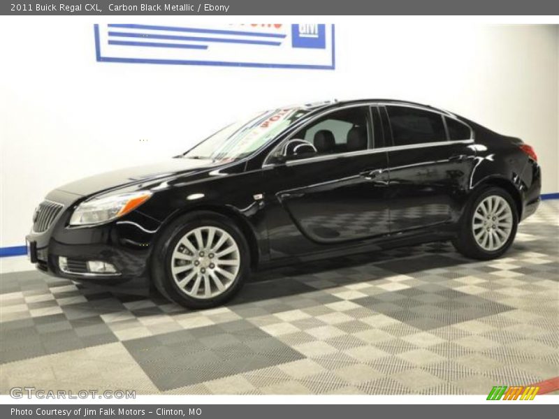 Carbon Black Metallic / Ebony 2011 Buick Regal CXL