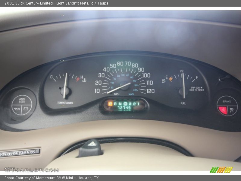  2001 Century Limited Limited Gauges