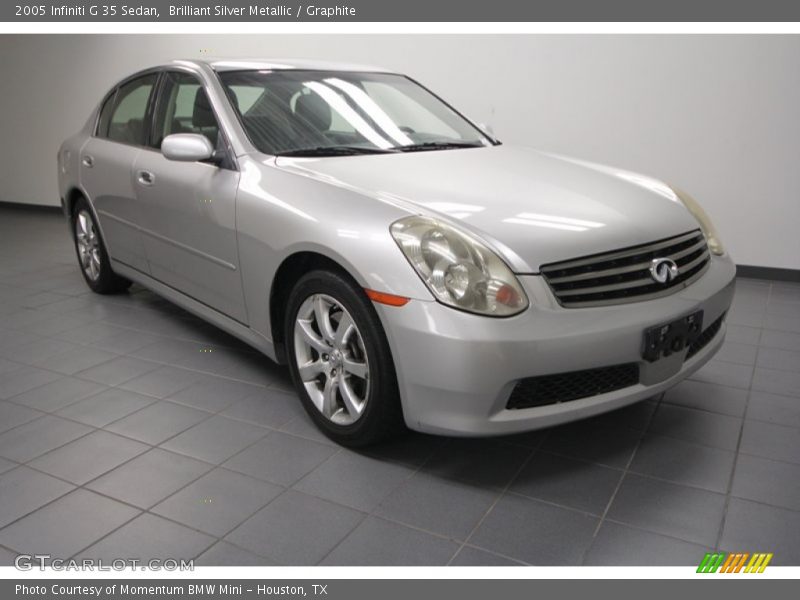 Brilliant Silver Metallic / Graphite 2005 Infiniti G 35 Sedan