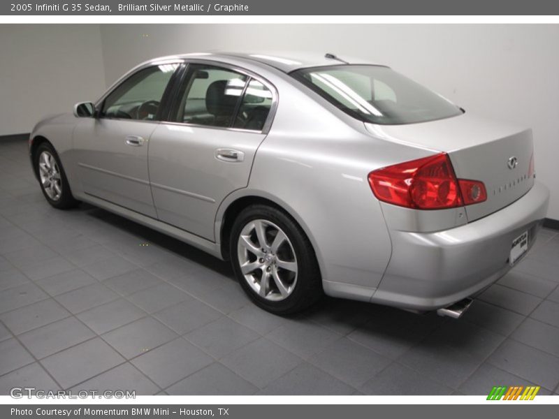Brilliant Silver Metallic / Graphite 2005 Infiniti G 35 Sedan
