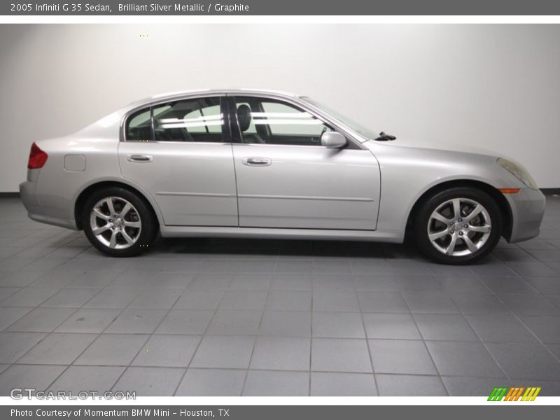 Brilliant Silver Metallic / Graphite 2005 Infiniti G 35 Sedan
