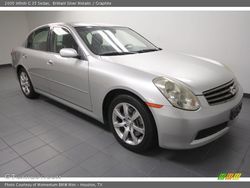 Brilliant Silver Metallic / Graphite 2005 Infiniti G 35 Sedan