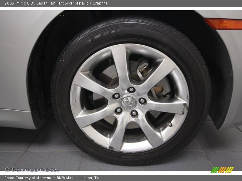 Brilliant Silver Metallic / Graphite 2005 Infiniti G 35 Sedan