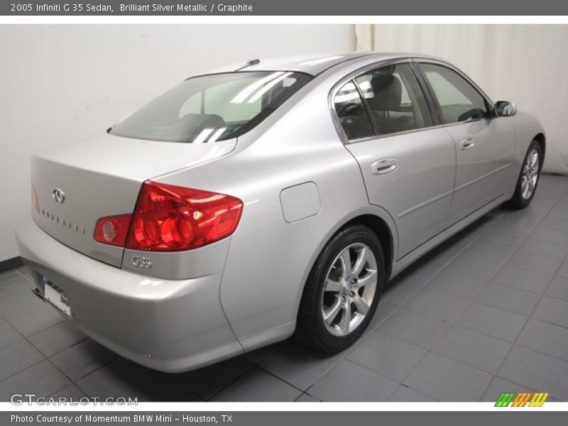Brilliant Silver Metallic / Graphite 2005 Infiniti G 35 Sedan