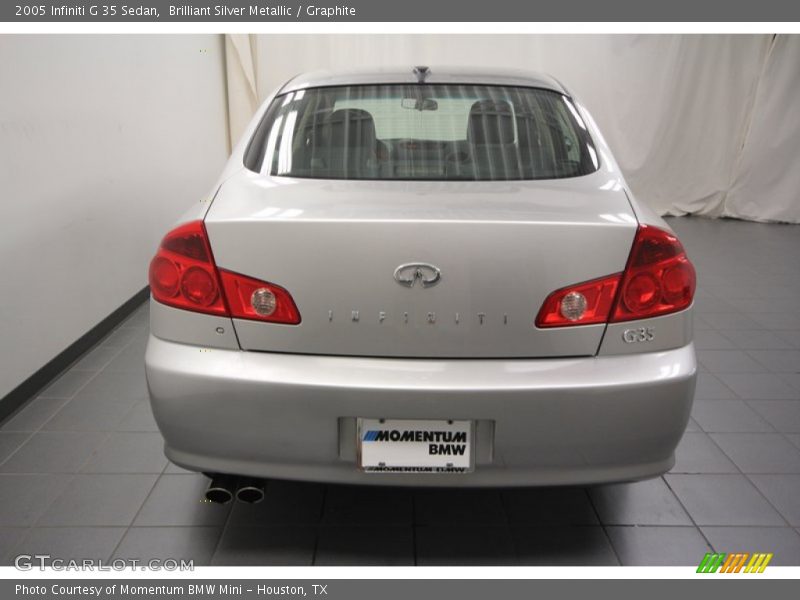 Brilliant Silver Metallic / Graphite 2005 Infiniti G 35 Sedan