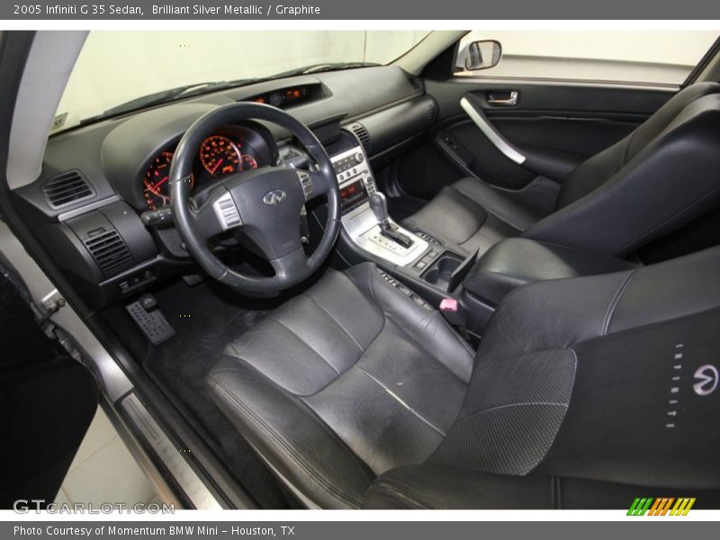 Brilliant Silver Metallic / Graphite 2005 Infiniti G 35 Sedan