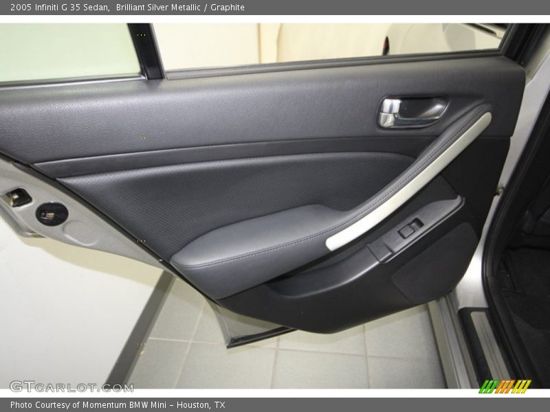 Brilliant Silver Metallic / Graphite 2005 Infiniti G 35 Sedan