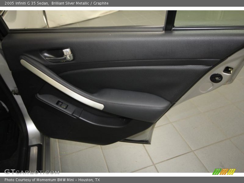 Brilliant Silver Metallic / Graphite 2005 Infiniti G 35 Sedan