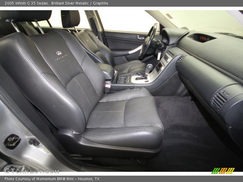 Brilliant Silver Metallic / Graphite 2005 Infiniti G 35 Sedan