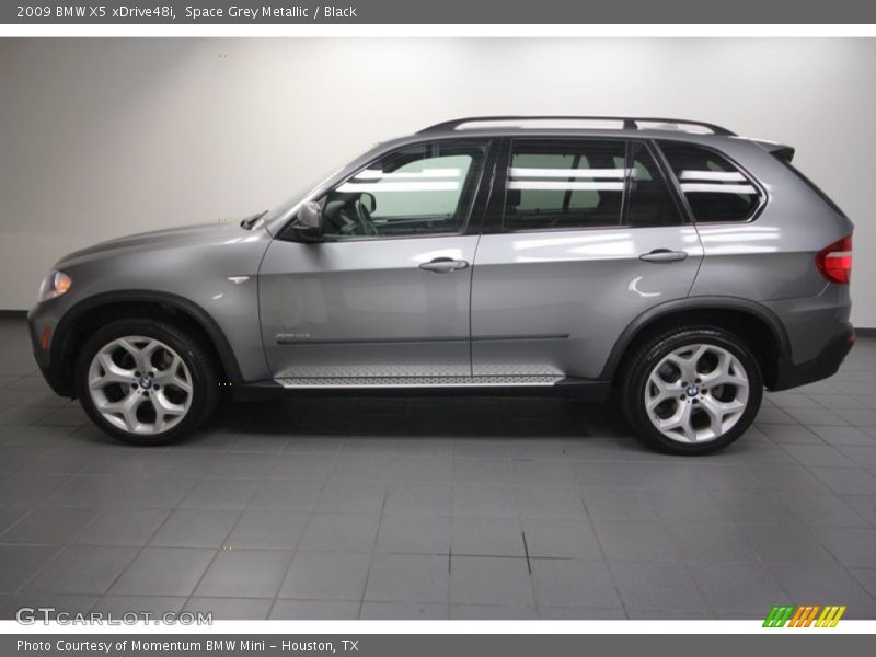Space Grey Metallic / Black 2009 BMW X5 xDrive48i