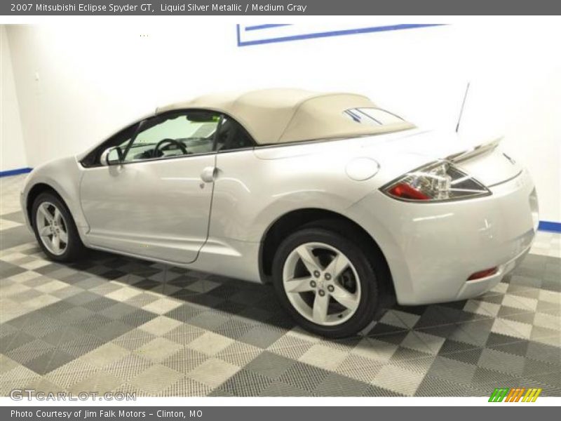 Liquid Silver Metallic / Medium Gray 2007 Mitsubishi Eclipse Spyder GT