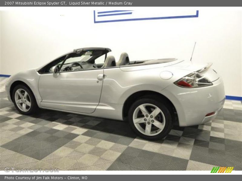 Liquid Silver Metallic / Medium Gray 2007 Mitsubishi Eclipse Spyder GT