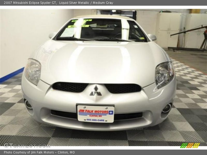 Liquid Silver Metallic / Medium Gray 2007 Mitsubishi Eclipse Spyder GT