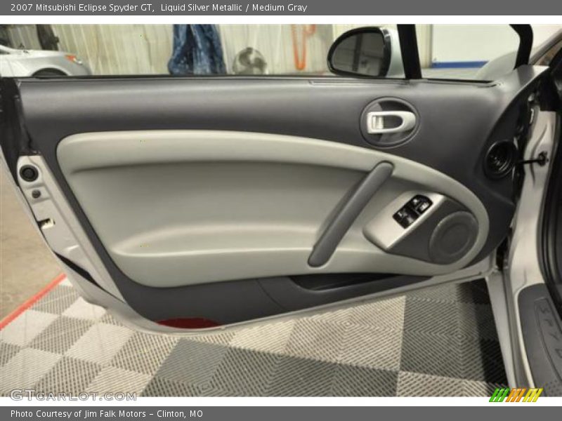 Liquid Silver Metallic / Medium Gray 2007 Mitsubishi Eclipse Spyder GT