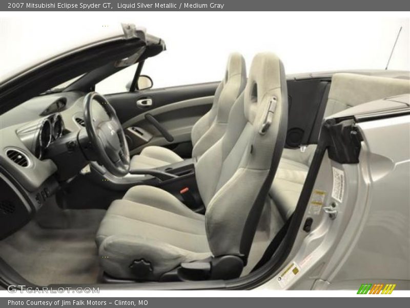 Liquid Silver Metallic / Medium Gray 2007 Mitsubishi Eclipse Spyder GT