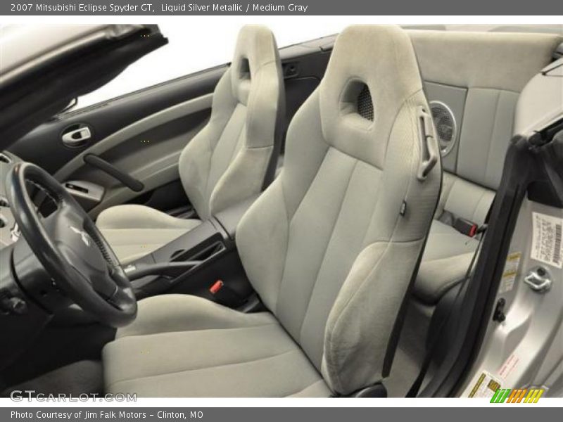 Liquid Silver Metallic / Medium Gray 2007 Mitsubishi Eclipse Spyder GT