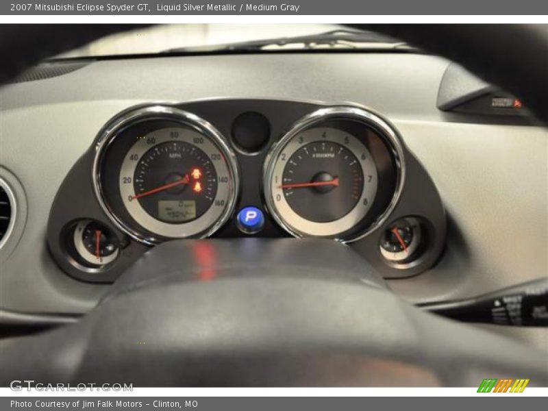 Liquid Silver Metallic / Medium Gray 2007 Mitsubishi Eclipse Spyder GT
