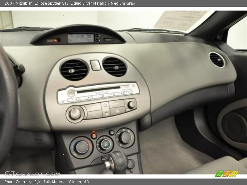 Liquid Silver Metallic / Medium Gray 2007 Mitsubishi Eclipse Spyder GT