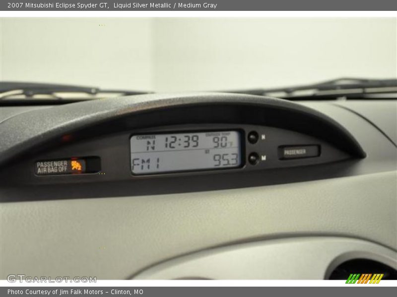 Liquid Silver Metallic / Medium Gray 2007 Mitsubishi Eclipse Spyder GT