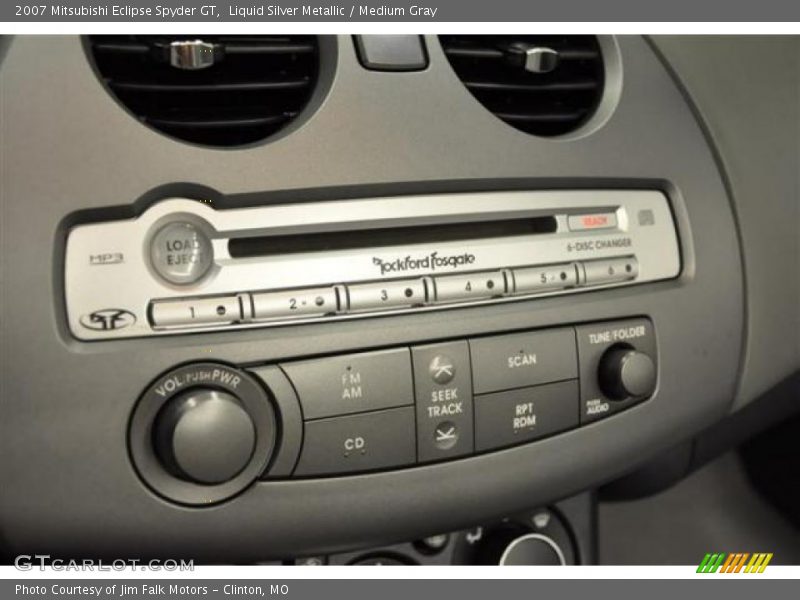 Liquid Silver Metallic / Medium Gray 2007 Mitsubishi Eclipse Spyder GT