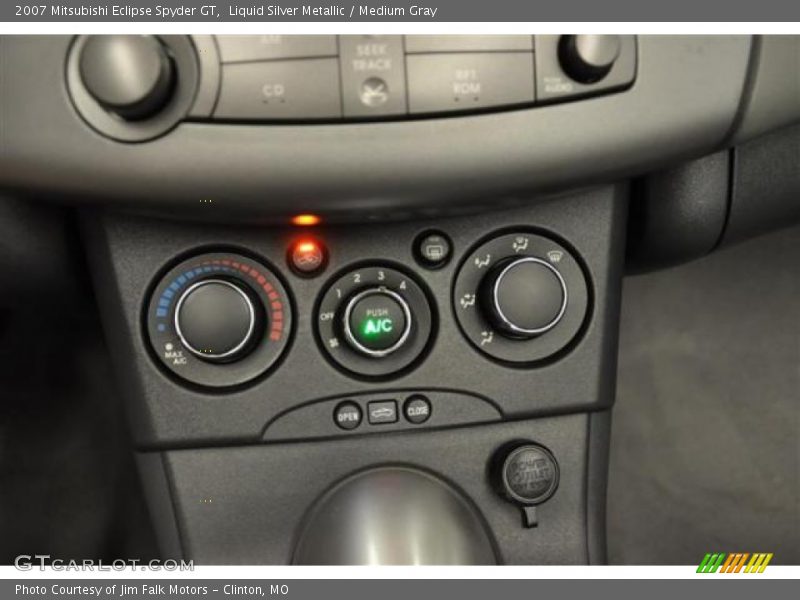 Liquid Silver Metallic / Medium Gray 2007 Mitsubishi Eclipse Spyder GT