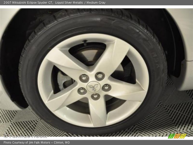 Liquid Silver Metallic / Medium Gray 2007 Mitsubishi Eclipse Spyder GT