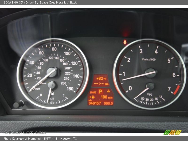 Space Grey Metallic / Black 2009 BMW X5 xDrive48i