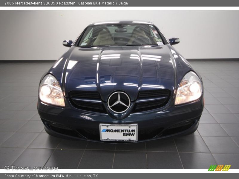 Caspian Blue Metallic / Beige 2006 Mercedes-Benz SLK 350 Roadster