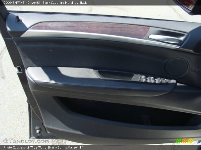 Black Sapphire Metallic / Black 2009 BMW X5 xDrive48i